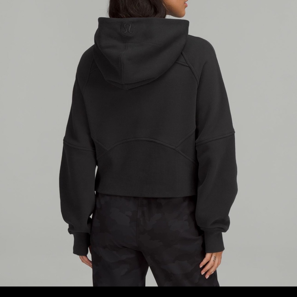 Scuba oversized half zip hoodie